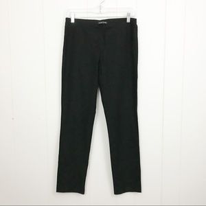Eileen Fisher Black Stretch Knit Pull on Skinny Pants
